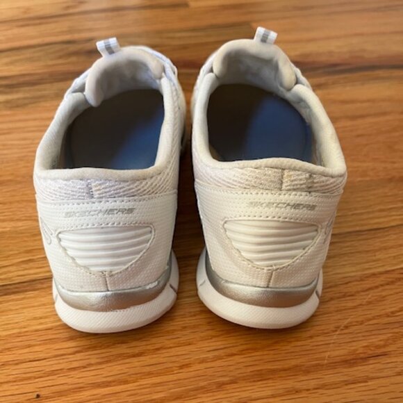 SKECHERS | White Sneakers for Women Size 6.5 - Picture 3 of 9